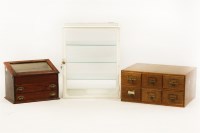 Lot 632 - A dentists cabinet and two other cabinets