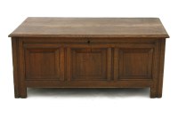 Lot 672A - An early 18th century oak coffer