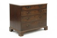 Lot 763A - A George III mahogany dressing chest