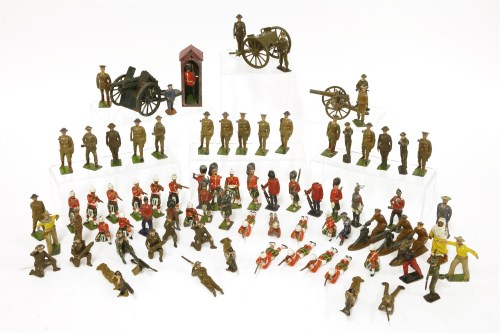 Lot 314 - Collection of lead soldiers (two boxes)