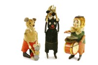 Lot 272 - Two Schuco dancing mouse and baby figures