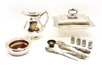 Lot 426 - A collection of silver plate