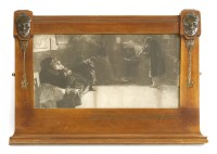 Lot 126 - A mahogany picture frame
