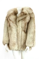Lot 1369 - An Arctic fox fur coat with silk lining