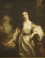 Lot 353 - Attributed to Francis Cotes RA (1726-1770)
PORTRAIT OF JOYCE LAKE AS DIANA