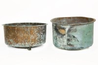 Lot 788 - A near pair of coppers