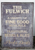 Lot 791 - 'The Fulwich' a painted pub sign