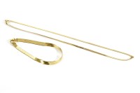 Lot 68 - An Italian herringbone bracelet