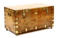 Lot 657 - A camphor wood trunk