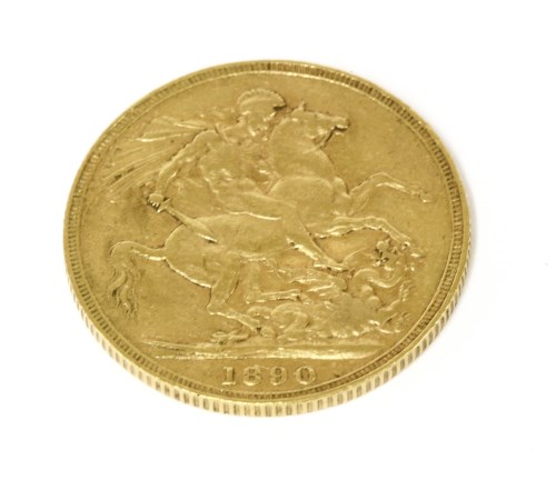 Lot 41 - An 1890 gold sovereign