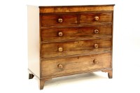 Lot 595 - A Victorian mahogany chest