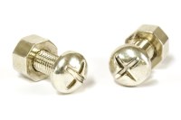 Lot 28 - A pair of Tiffany & Co. sterling silver nut and bolt cufflinks