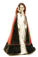 Lot 310 - A Victorian wax head doll
