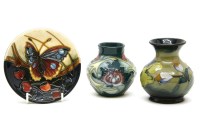Lot 160 - Two small Moorcroft vases