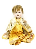 Lot 295A - A Gebruder Heubach bisque headed doll