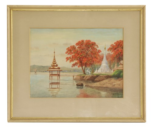 Lot 573 - MT H.L.A
Burmese  
signed l.r.