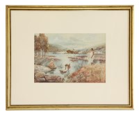 Lot 543B - Gustave Simoni
FIGURES BATHING
signed and dated 1904 l.l.