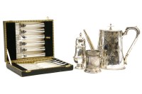 Lot 434 - A quantity of various plated ware
