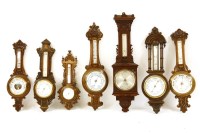 Lot 511 - A Nagretti & Zambra walnut cased aneroid barometer