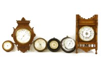 Lot 392 - A late Victorian aneroid barometer by D McGregor & Co. Glasgow