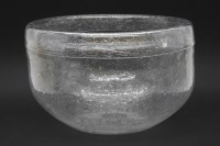 Lot 417 - A Swedish glass punch bowl by Eric Hoglund