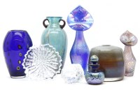 Lot 378 - A collection of 20th century art glass