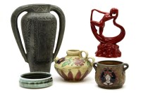 Lot 340 - A collection of studio pottery