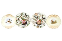 Lot 453 - Two Worcester Locke & Co bird decorated plates