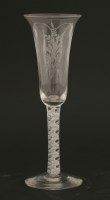 Lot 235 - A George III ale glass