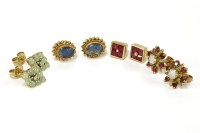 Lot 43 - Four pairs of assorted earrings