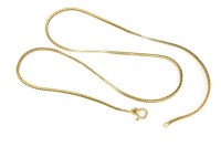 Lot 50 - A 9ct gold foxtail chain