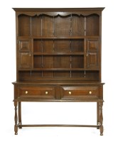 Lot 489A - A George III oak dresser