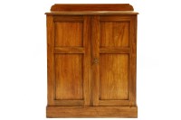 Lot 481 - A 19th century mahogany two door cabinet