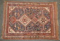 Lot 455 - A hand knotted Persian Qashqai rug