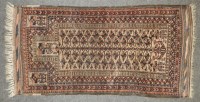Lot 541 - A hand knotted Persian prayer rug