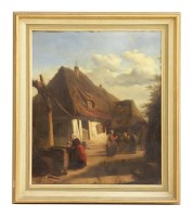Lot 326 - 19th century continental school
A WOMAN AT A WELL
