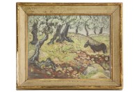 Lot 339 - Basil Jonzen
AN OLIVE GROVE
Oil on canvas