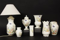 Lot 219 - Six Aynsley vases