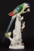 Lot 172 - A 20th century Meissen parrot