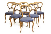 Lot 468 - A set of hoop backed Victorian dining chairs