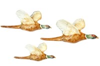 Lot 177 - Three Beswick flying pheasants