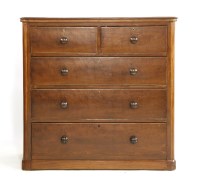 Lot 515 - A large Victorian mahogany chest of drawers