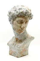 Lot 242 - A terracotta bust of David