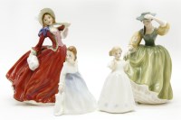 Lot 236 - Four Royal Doulton porcelain figures