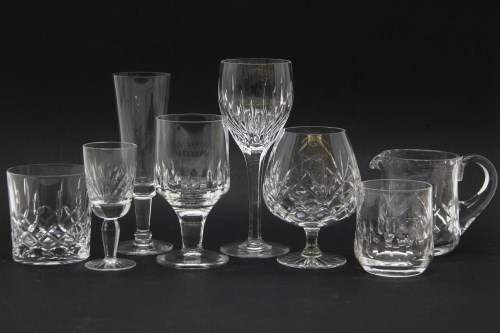 Lot 214 - Set of eight Stuart crystal wine glasses