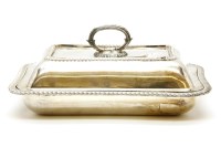 Lot 139 - A silver entree dish and cover