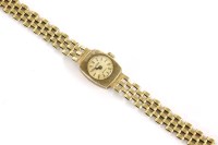 Lot 32 - A ladies 9ct gold Gradus mechanical bracelet watch