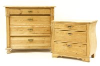 Lot 401 - A Continental pine chest