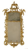 Lot 512 - A Chippendale period giltwood wall mirror