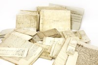 Lot 76 - Some c70 vellum Parchments of Deeds